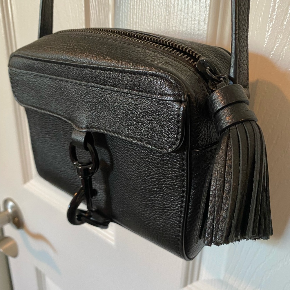 Rebecca Minkoff Purse Crossbody Black Handbag - Picture 3 of 14